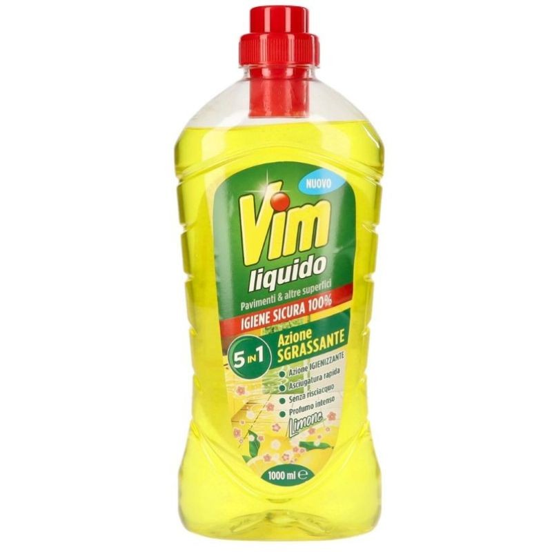 Vim Liquido Pavimenti 5 in 1 Limone