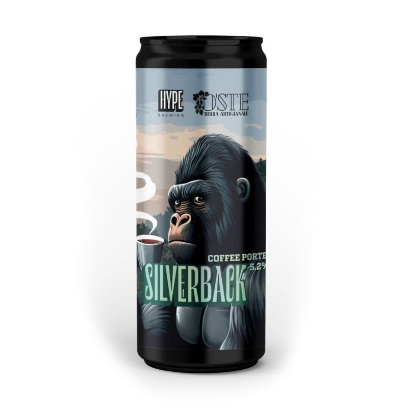 Birra Coffee Porter "Silverback" 5,2% Lattina 330ml