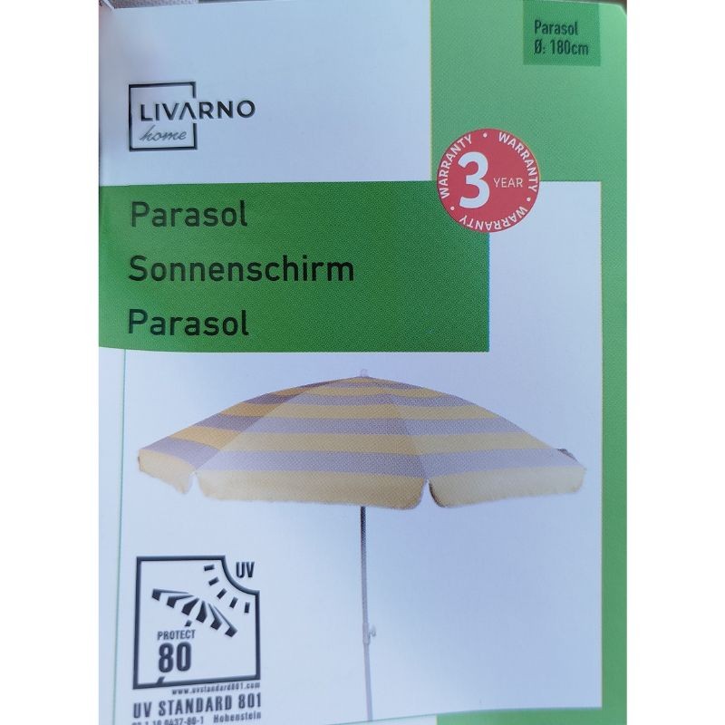 Ombrellone da giardino e da spiaggia Livarno home