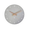 Orologio da parete grigio chiaro/legno - Alba