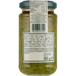 Pesto alla Genovese Anfossi in Olio Extra Vergine di Oliva 185 g  Autentica Ricetta Ligure