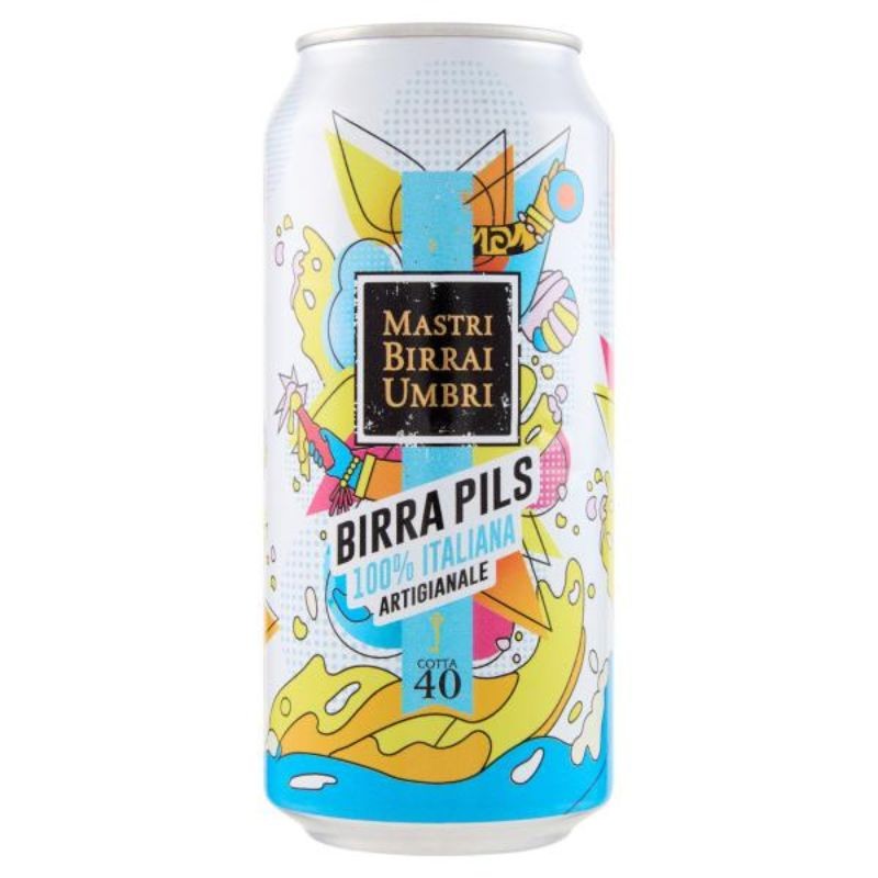 Mastri Birrai Umbri Birra Pils 100% Italiana Artigianale 440 ml