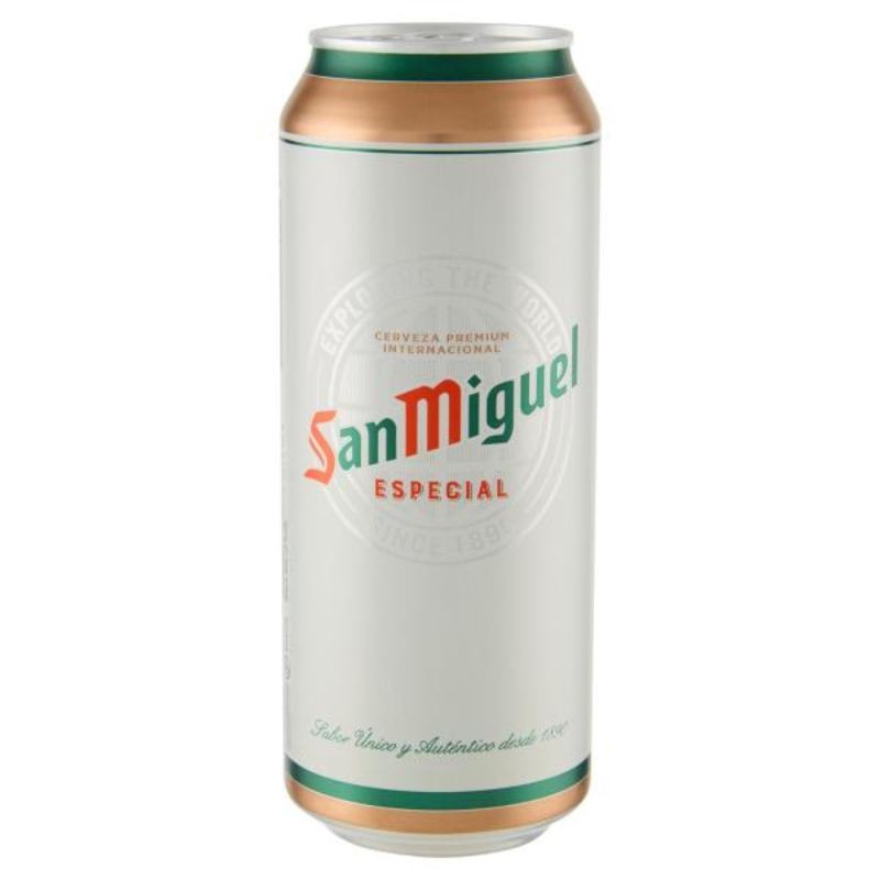 SAN MIGUEL Especial Birra Lager Spagnola Lattina 50 cl
