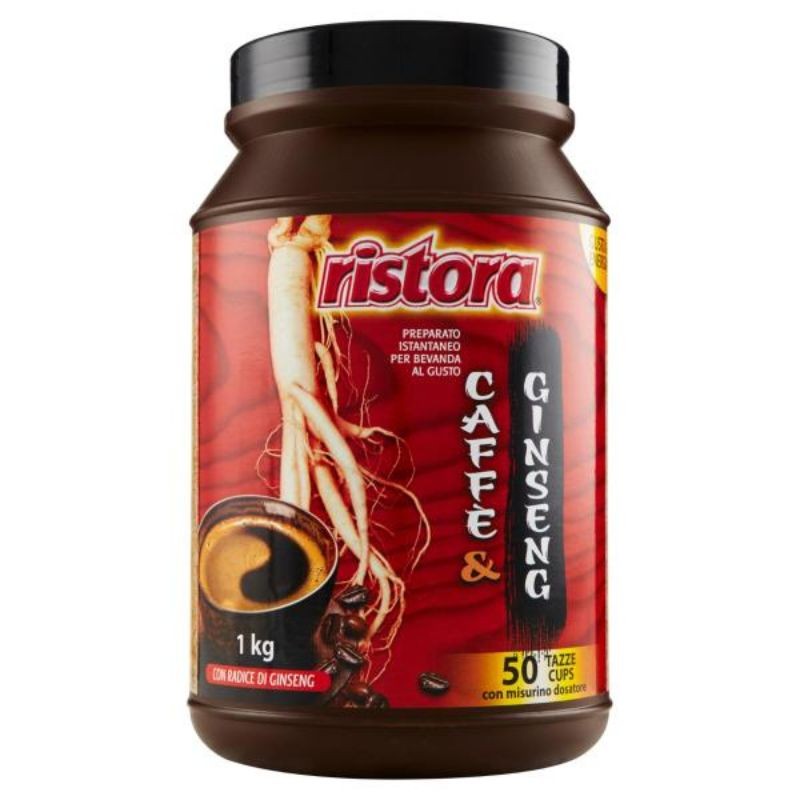 Ristora Caffè & Ginseng Istantaneo 1 kg – Energia e Gusto in Ogni Tazza
