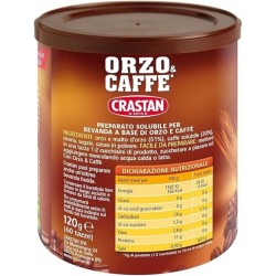 Crastan Orzo & Caffè Solubile 120 g  Gusto Ricco e Naturale