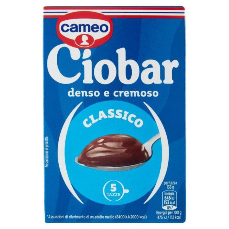 Cameo Ciobar Classico 5 x 25 g Cioccolata Calda Densa e Cremosa