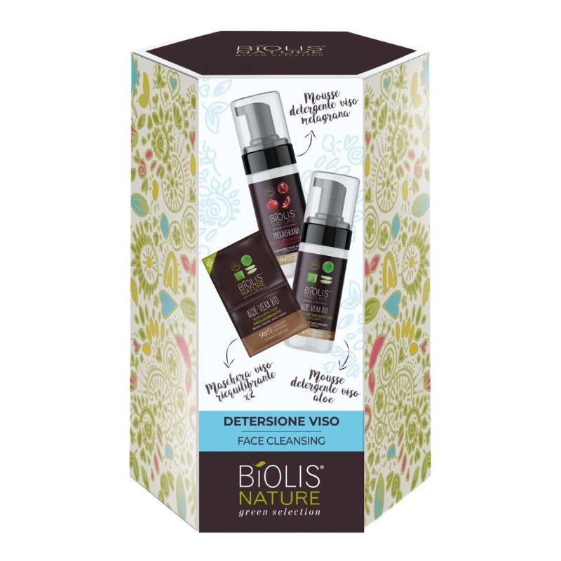 BIOLIS Cofanetto Detergenza Viso Confezione Regalo Naturale