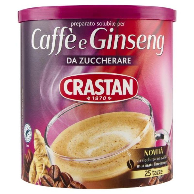 Crastan Preparato Solubile Caffè e Ginseng da Zuccherare 200 g