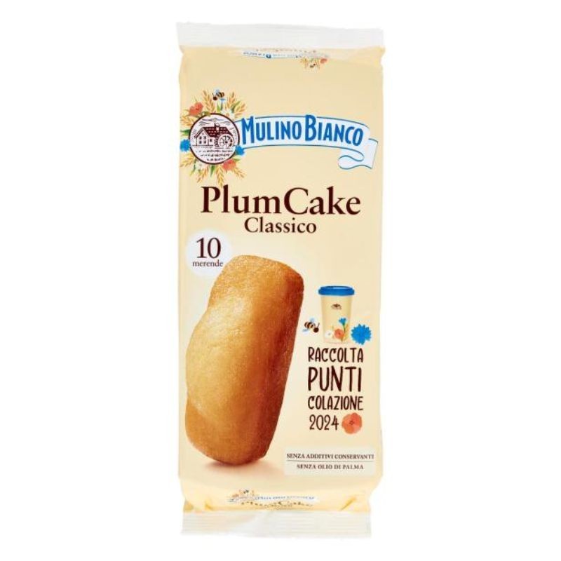 Mulino Bianco Plumcake Classico 10 pezzi Merendine Morbide
