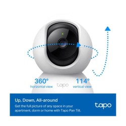 TP-Link Tapo TC70 Telecamera Wi-Fi Interno 1080p Pan Tilt Alexa