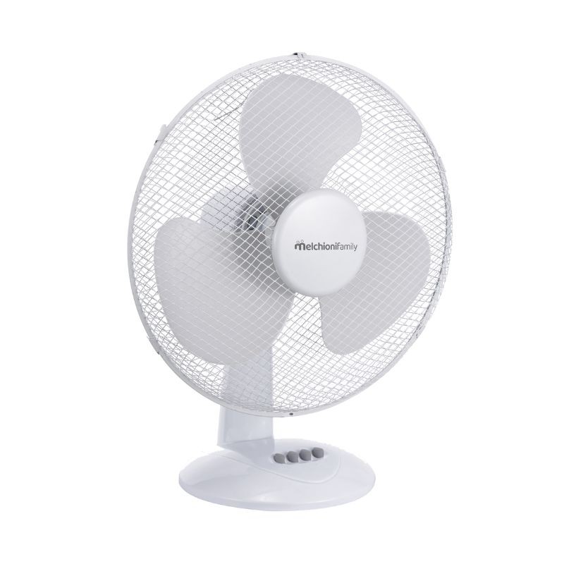 Ventilatore da Tavolo Melchioni 40cm Silenzioso 3 Velocità Casa Ufficio