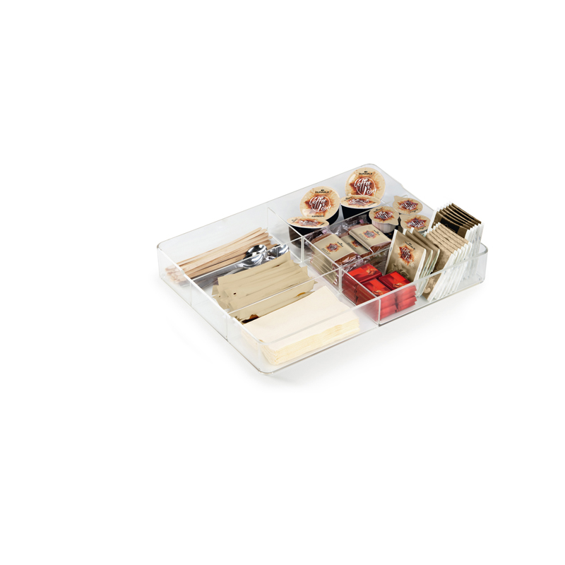 L'organizer da scrivania trasparente COFFEE POINT acrilico trasparente Durable