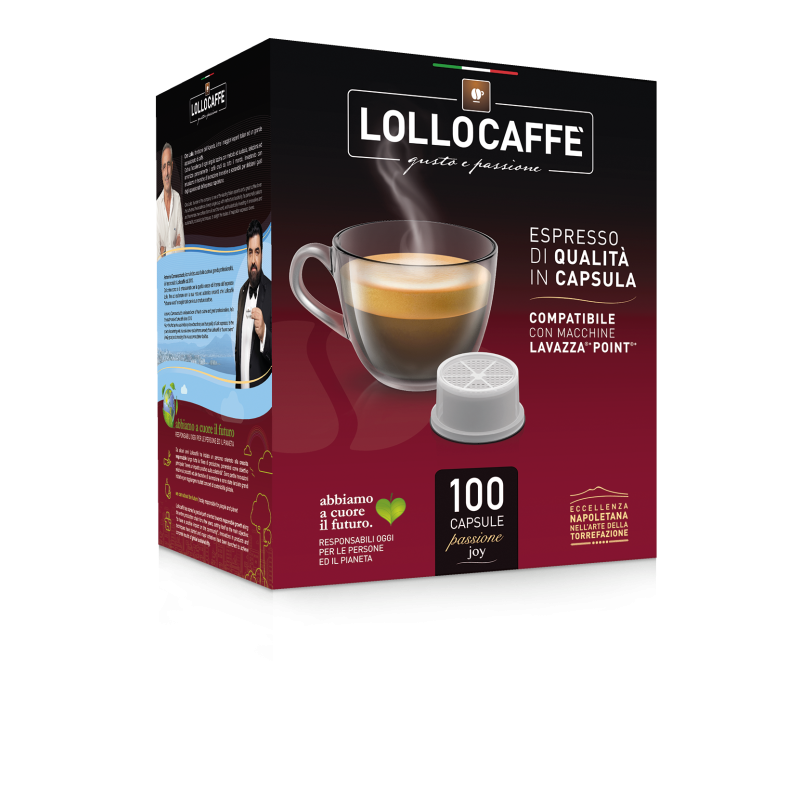 100 Capsule Miscela Classico Lollo Caffè compatibili Espresso Point