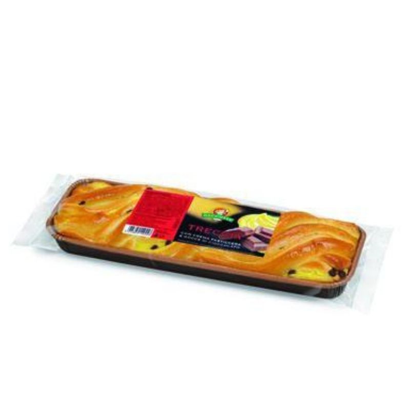 Gecchele Treccia Con Crema Pasticcera E Gocce Di Cioccolato 300 G
