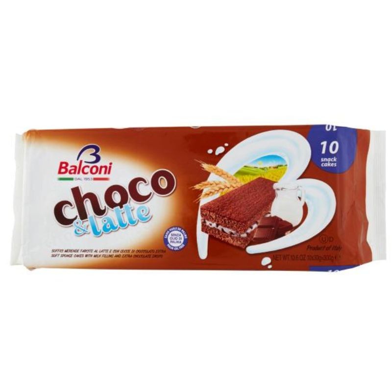 Balconi Snack Choco&Latte 10x30 gr