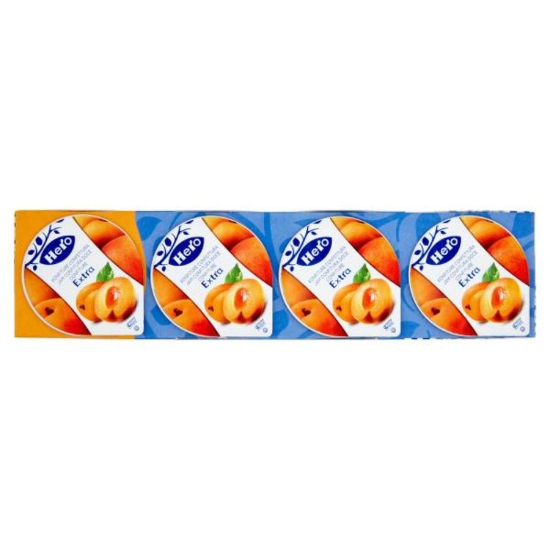 Confettura Extra di Albicocche Hero 4x25 gr