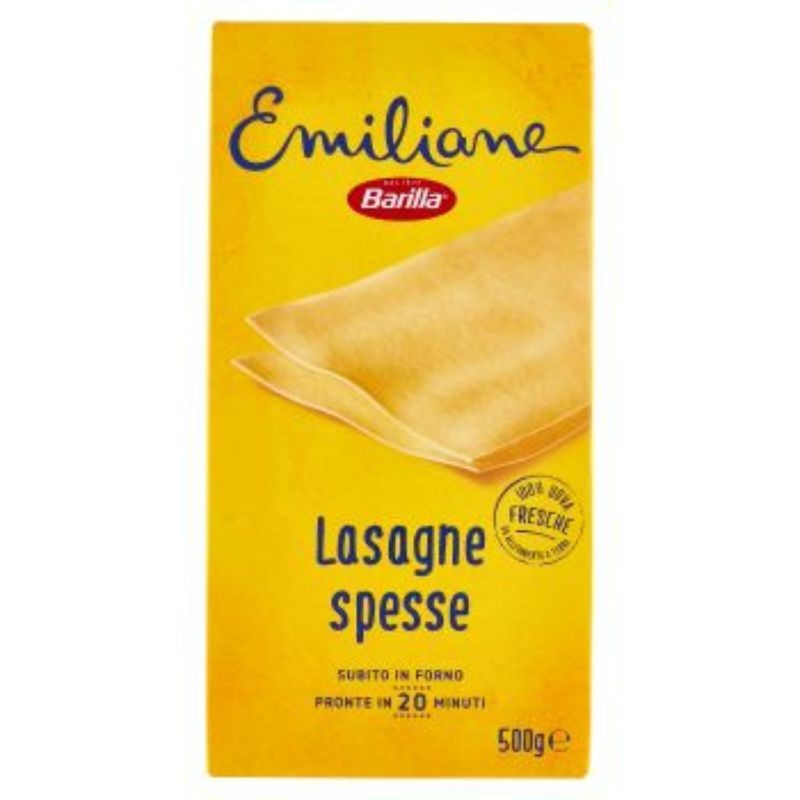 Barilla Lasagne Emiliane Pasta All'Uovo 500 gr