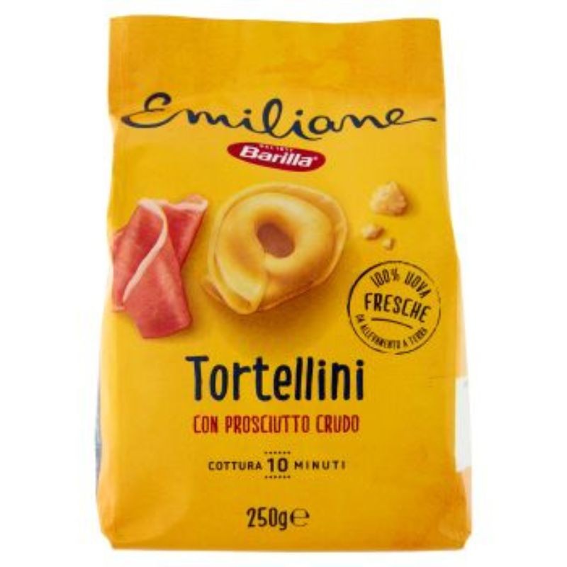 Barilla Emiliane Tortellini con Prosciutto Crudo pasta all'uovo 250 g