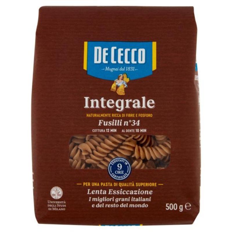 De Cecco Fusilli Integrali 500 gr