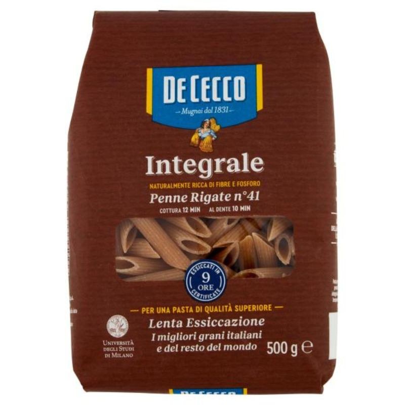 De Cecco Penne Rigate Integrali 500 gr