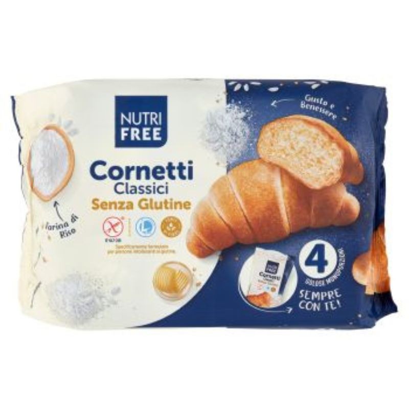 Nutrifree Cornetti Classici Senza Glutine 4 pezzi 200 g