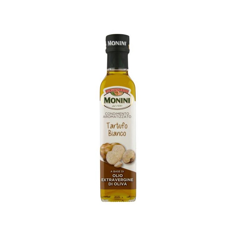 Monini Condimento Aromatizzato Tartufo Bianco A Base Di Olio Extravergine Di Oliva 250 Ml