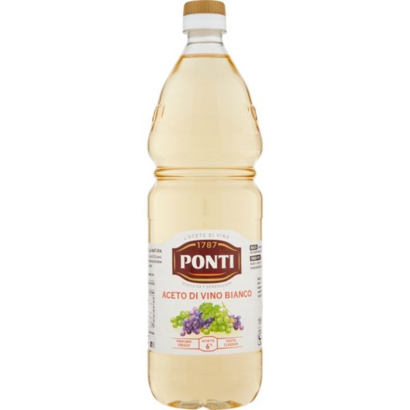PONTI Aceto di Vino Bianco 1 lt acidità 6%
